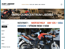 Tablet Screenshot of moto-quadcentrum.com